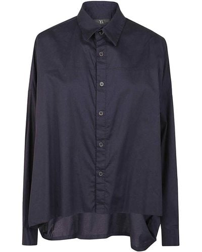 Yohji Yamamoto Cotton Shirt - Blue