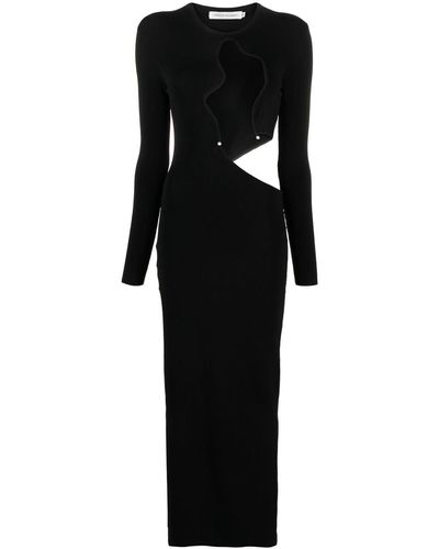 Christopher Esber Salacia Cut-out Long Dress - Black