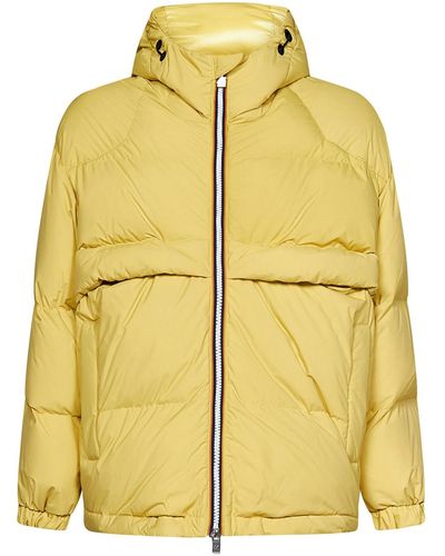 K-Way Tech Fabric Puffer Jacket - Yellow