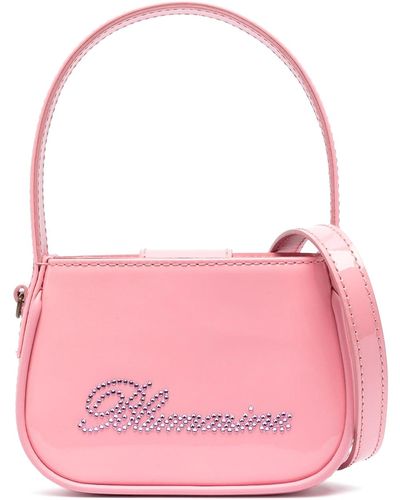 Blumarine Logo Shoulder Bag - Pink