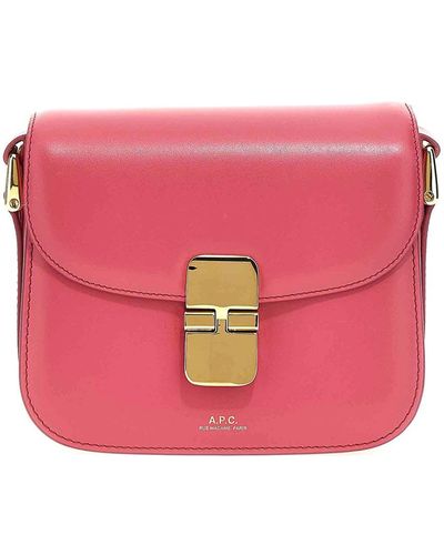 A.P.C. Grace Mini Crossbody Bag - Pink