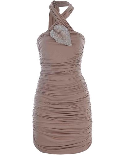 GIUSEPPE DI MORABITO Jersey Dress - Brown
