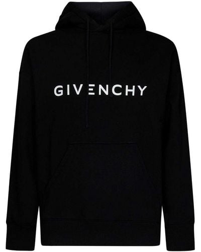 Givenchy Brushed Cotton Hoodie - Black