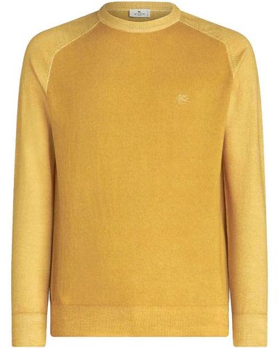 Etro Logo Sweater - Yellow