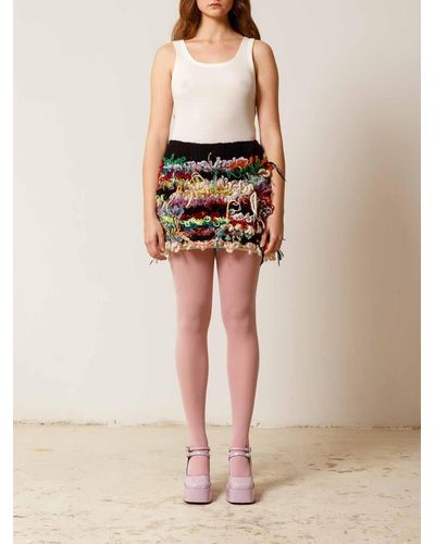 CAVIA Fanny Mini Skirt - Natural