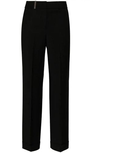 Peserico Casual Trousers - Black