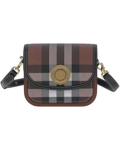 Burberry Brown Satchel - Grey