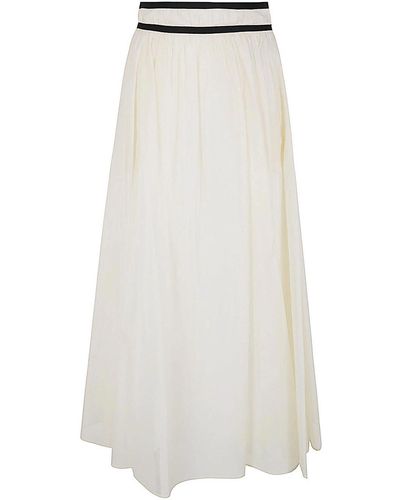Seventy Long Skirt - White