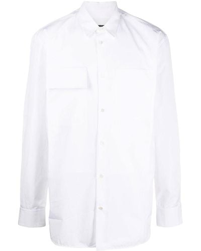 Jil Sander Long Sleeve Button-up Shirt - White