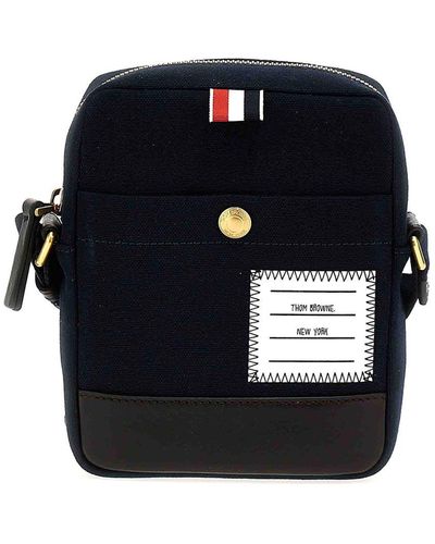 Thom Browne Snap Pocket Crossbody Bag - Black