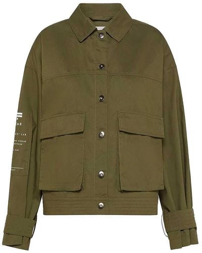 OOF WEAR Short Cotton Jacket - Green