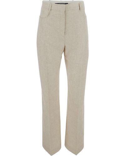 Jacquemus Light Trousers - Grey