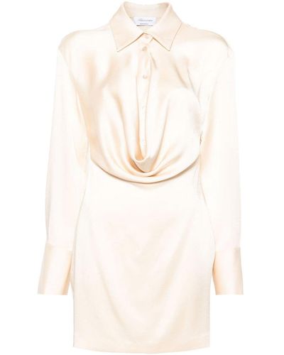 Blumarine Short Shirt Dress - White