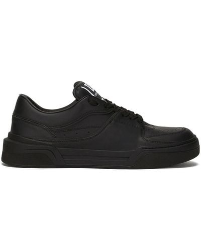 Dolce & Gabbana Leather Sneakers - Black