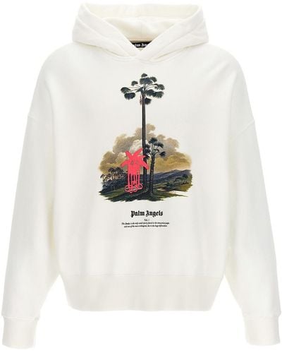 Palm Angels Douby Lost In Amazonia Hoodie - White