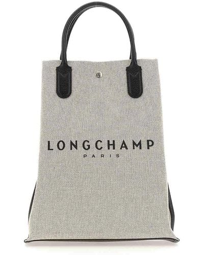 Longchamp Essential Medium Shopping Bag - Grey