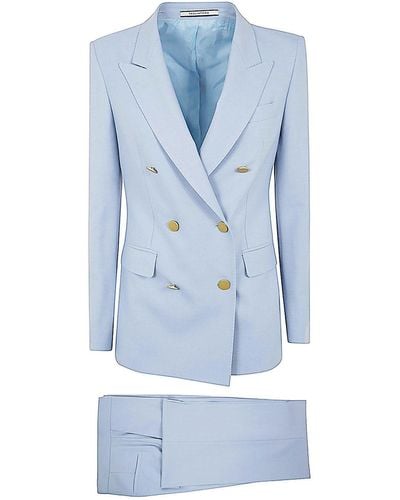 Tagliatore Parigi10 Double Breasted Suit - Blue
