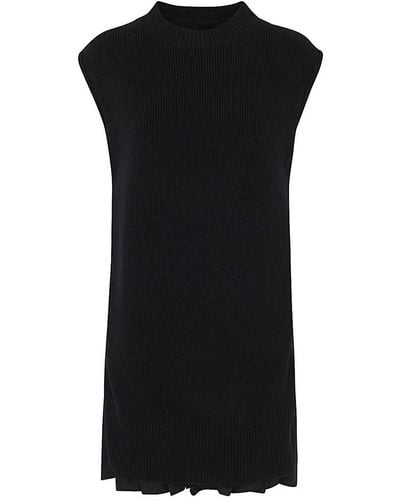 Sacai Knit Dress - Black