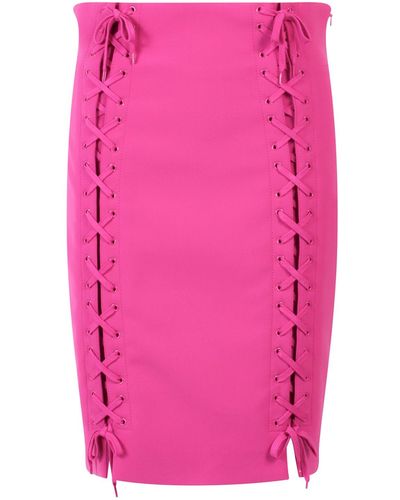 Moschino Jersey Skirt - Pink