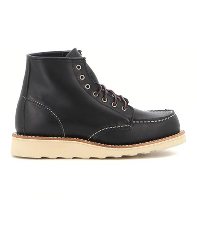 Red Wing 6-inch Classic Moc Ankle Boots - Black
