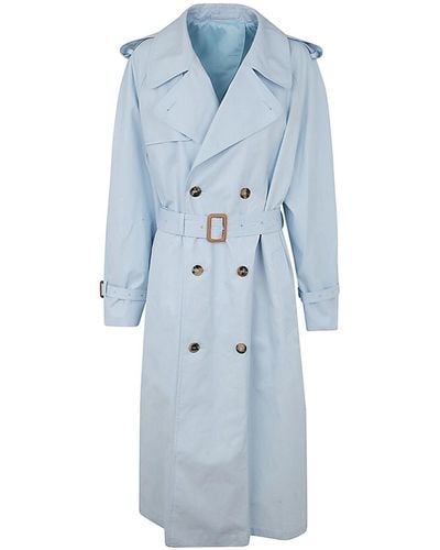 Wardrobe NYC Trench Coat - Blue