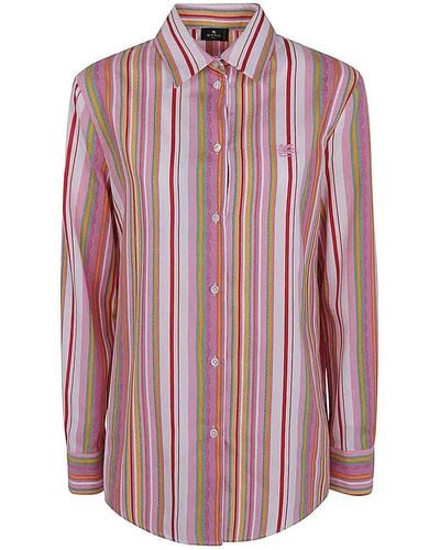 Etro Striped Shirt - Pink