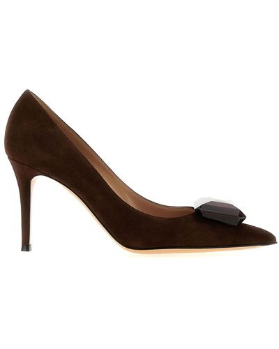 Gianvito Rossi Jaipur Court Shoes - Brown