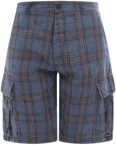 Original Vintage Style Bermuda Shorts - Blue
