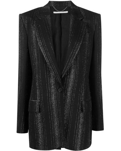 Stella McCartney Lurex Tailored Jacket - Black