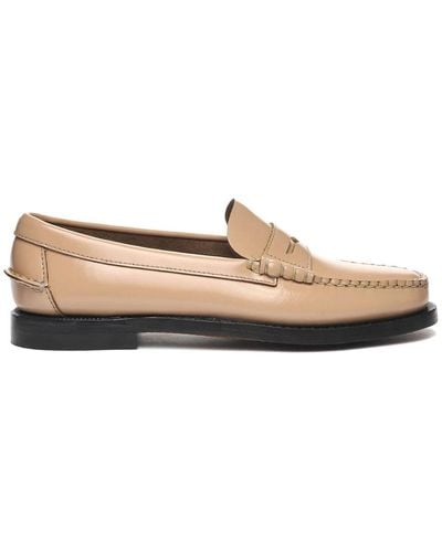 Sebago Leather Loafers - Natural