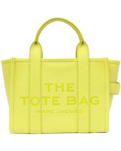 Marc Jacobs The Leather Small Tote Bag - Yellow
