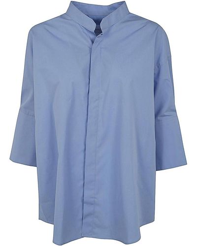 Ami Paris Darin Collar Shirt - Blue