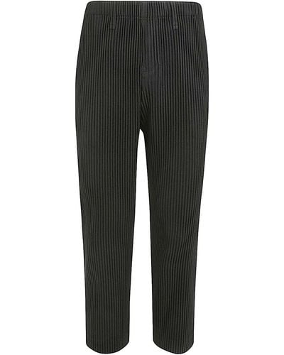 Homme Plissé Issey Miyake Pleated Trousers - Black