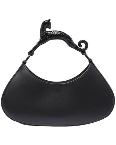 Lanvin Large Cat Handbag - Black