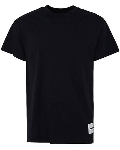 Jil Sander Short Sleeve 3 Pack T-shirt Set - Black