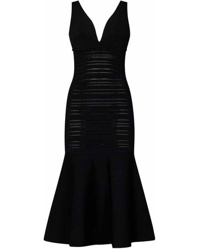 Victoria Beckham Midi Dress - Black