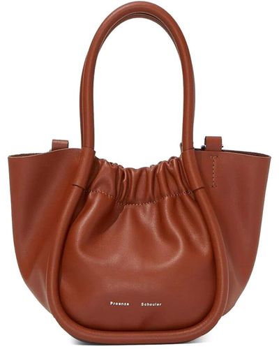Proenza Schouler Extra Small Ruched Tote - Brown
