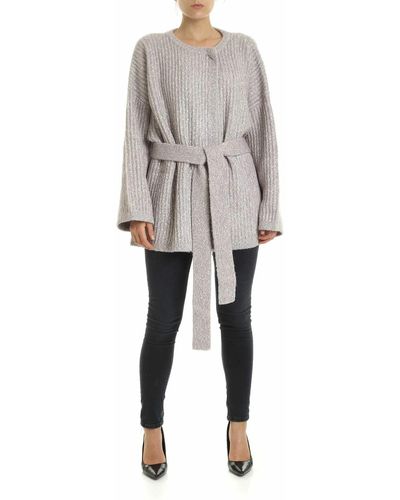 See By Chloé Fisher Ribs Cardigan In - Grey