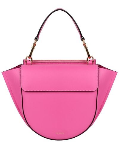 Wandler Small Leather Hortensia Bag - Pink