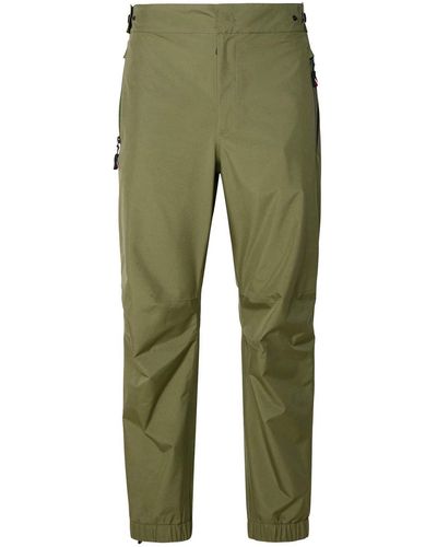 Moncler Polyester Trousers - Green