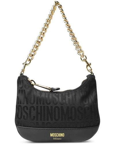 Moschino Small Hobo Bag - Black