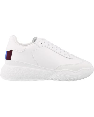 Stella McCartney Loop Faux Leather Trainers - White
