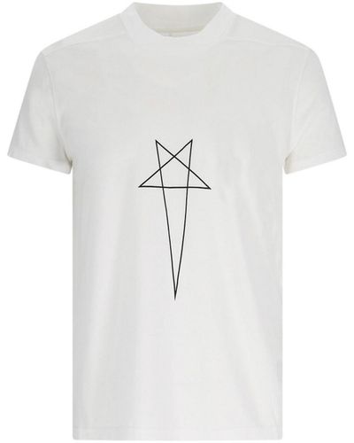 Rick Owens Printed T-shirt - White
