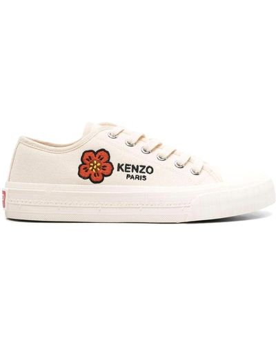 KENZO Canvas Sneakers - White