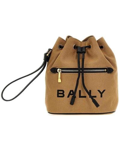 Bally Bar Mini Bucket Bag - Metallic