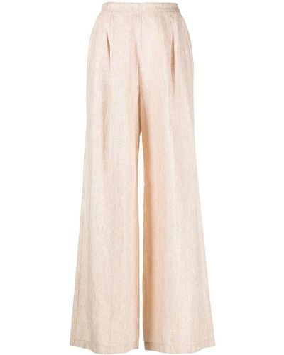 Forte Forte Wide-leg Trousers - Natural