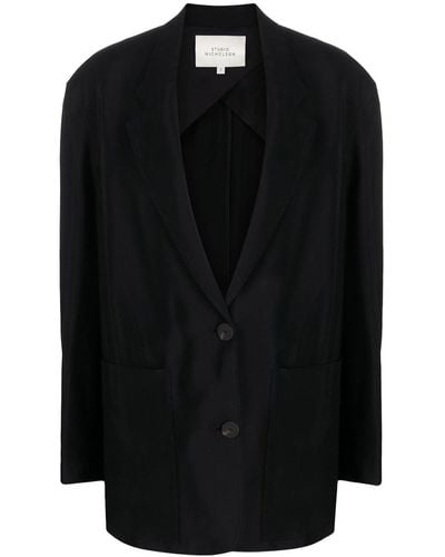 Studio Nicholson Cotton Blend Jacket - Black