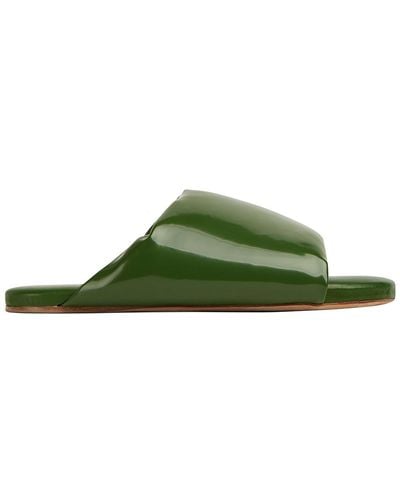 Bottega Veneta Latex Sandals - Green