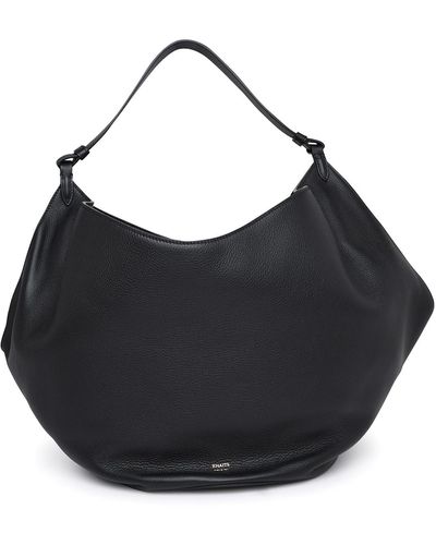 Khaite Lotus Bag In Leather - Black