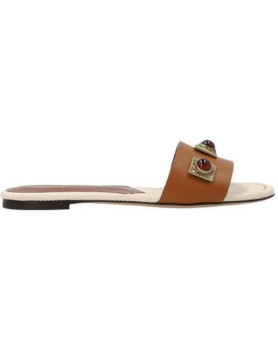 Etro Crown Me Sandals - Brown